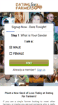 Mobile Screenshot of datingforfarmers.com